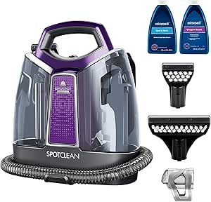 BISSELL SpotClean 36984 | Portable Carpet & Upholstery Spot Cleaner, Powerful 330w Motor, Specialised Formulas & Tools for Tough Stains, Pet Messes & Odour Removal